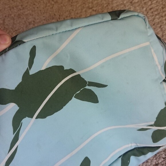 Fossil Sea Turtles Seafoam beach Vacation Tavel Bag - Picture 12 of 12